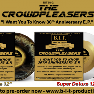 1 BIT30-2 The Crowdpleasers "I Want You To Know 30th Anniversary E.P." Limited Edition Promo