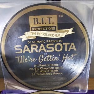 1 "SARASOTA - We're Gettin' Hot" Picture Disc 12"